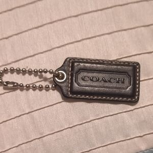 Coach Black Leather Bag with Signature Style